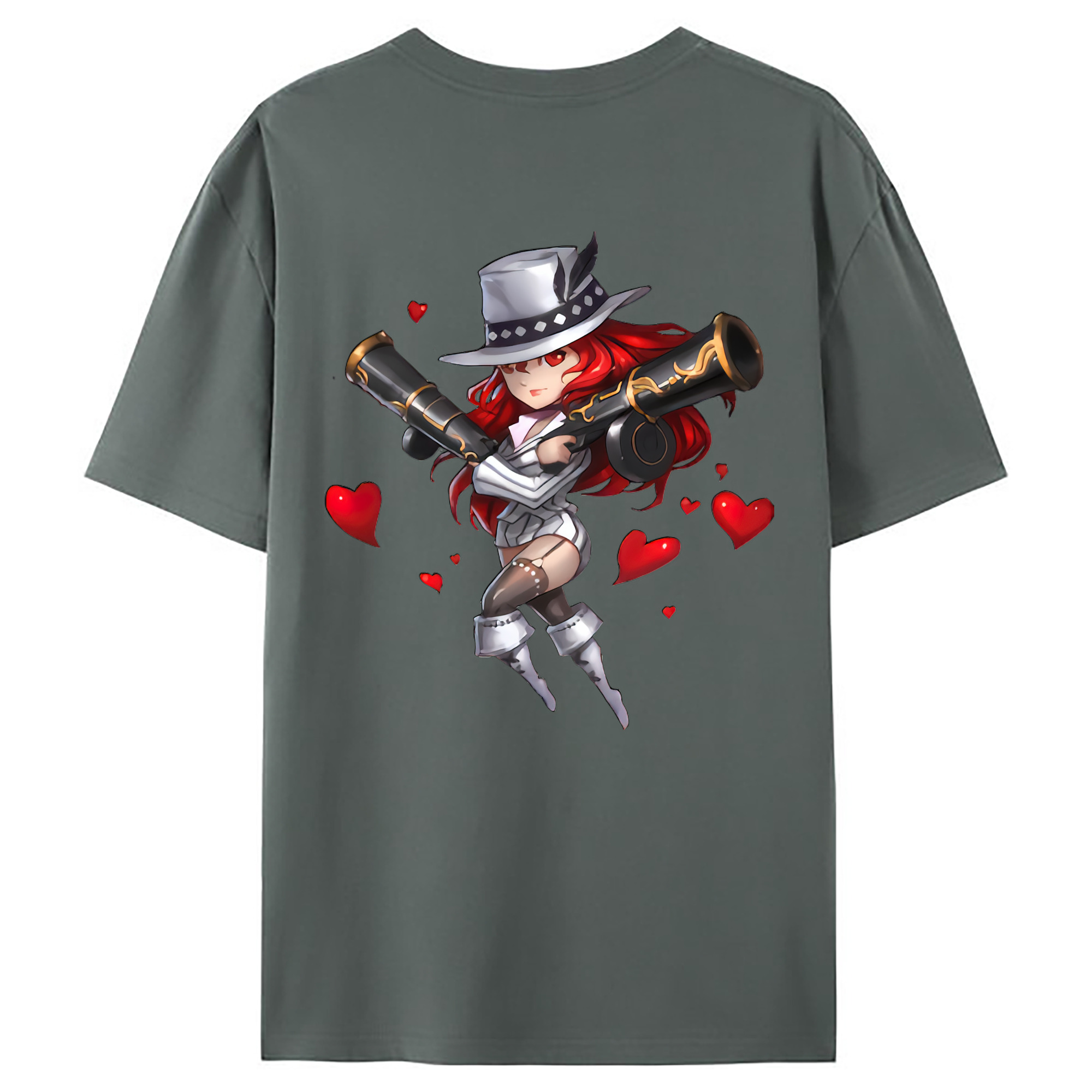 （画像用） リーグ・オブ・レジェンド League of Legends LOL 綿100％ メンズ半袖Tシャツ（バックプリント） 通気性